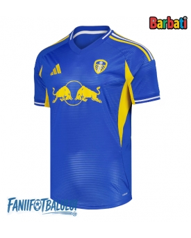 Leeds United Tricou Fotbal Replică 2025-26 Barbati Deplasare
